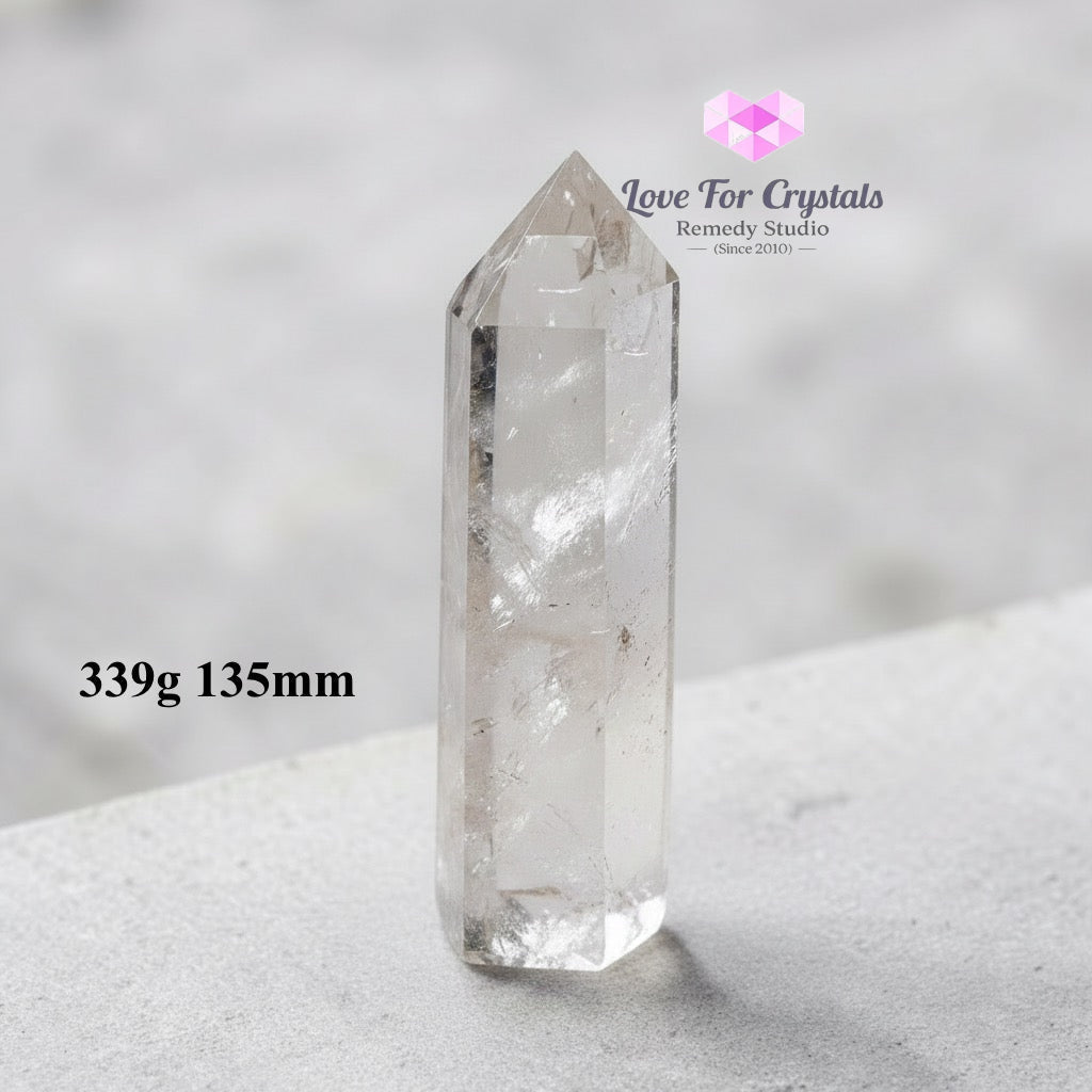 Clear Quartz Tower Anchor Point NO Stand (Premium AAA Grade) - Clear quartz