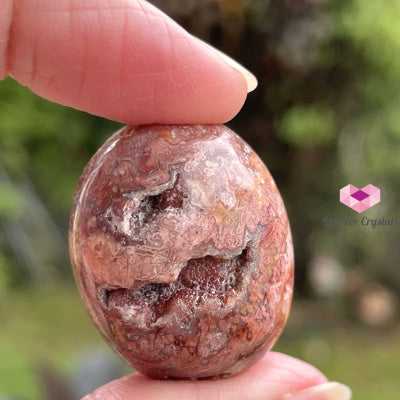 Crazy Lace Agate Tumbled Pebbles (30-40Mm) Stones