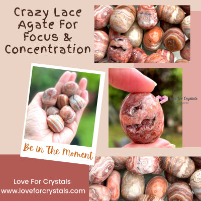 Crazy Lace Agate Tumbled Pebbles (30-40Mm) Stones