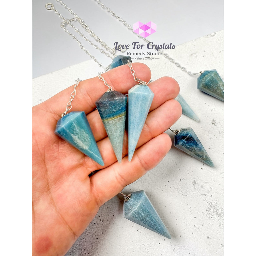 Crystal Pendulums 30-40mm (encoded & activated)* Amazonite Pendants & Necklaces