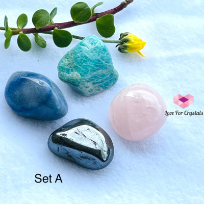 Crystal Remedy Sets For Pets (4 Stones) Set A