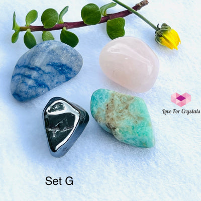 Crystal Remedy Sets For Pets (4 Stones) Set G
