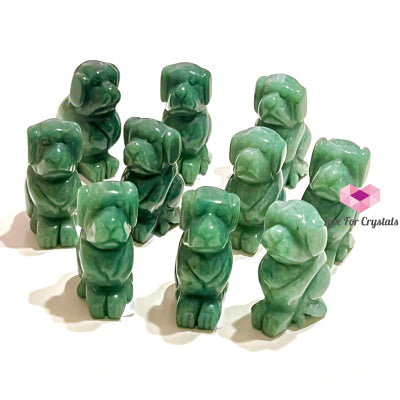 Dog Carved Crystals (Aventurine) Crystal