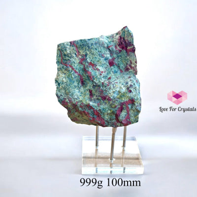 Dragon Bloodstone Raw (POWER SURGE PRE-ACTIVATED STONE) with Acrylic Stand 999g 100mm Raw crystals