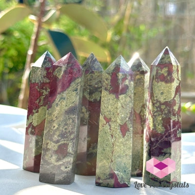 Dragon Bloodstone Tower Point (India) Points Crystal