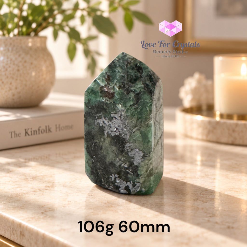 Emerald AAA Tower (Brazil) 2nd Luckiest Stone - 106g 60mm - Emerald