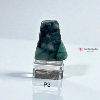 Emerald High Grade (AAAAA) Raw Polished (35-45mm)NETT Photo 3 (34g) Emerald