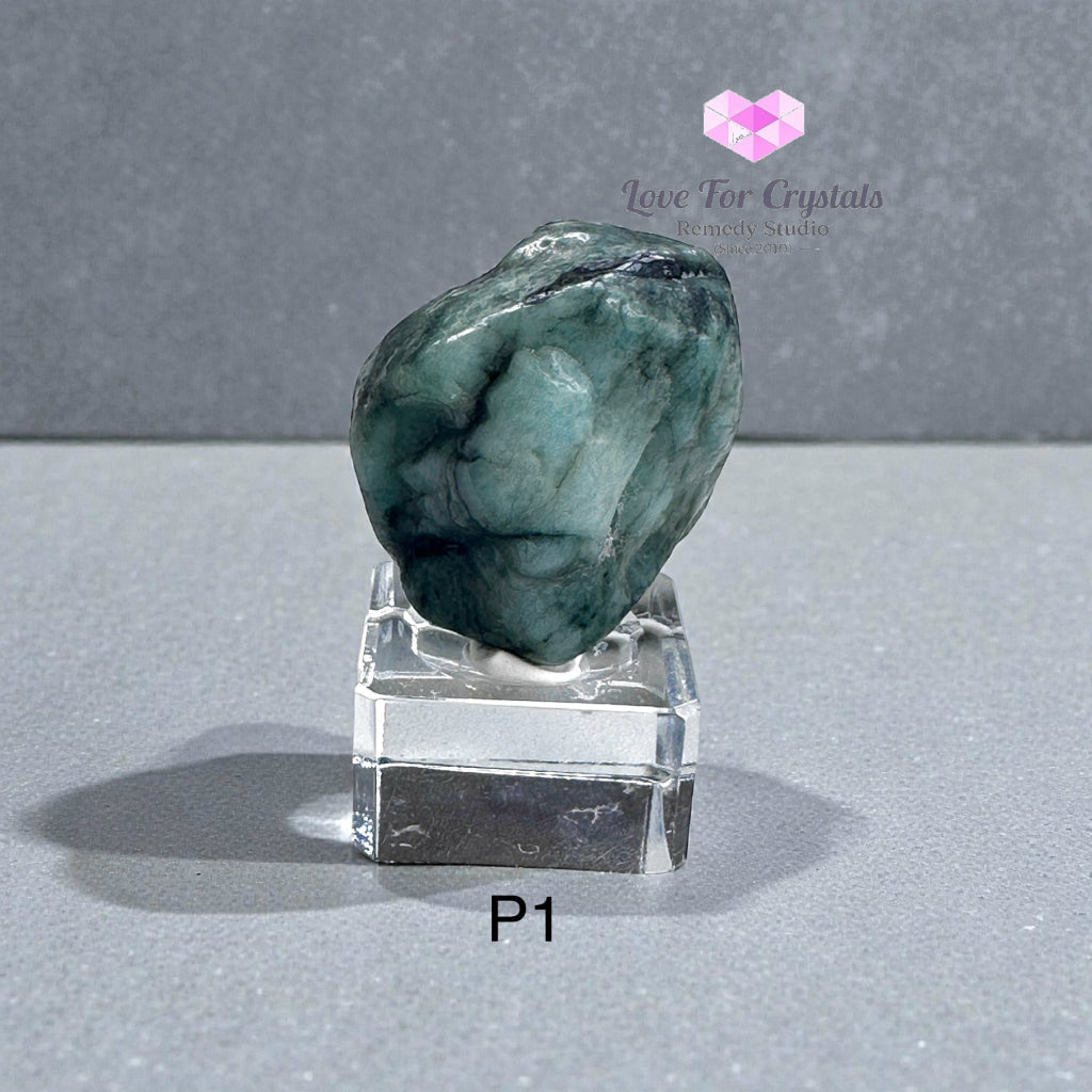 Emerald High Grade (AAAAA) Raw Polished (35-45mm)NETT Photo 1 (46g) Emerald