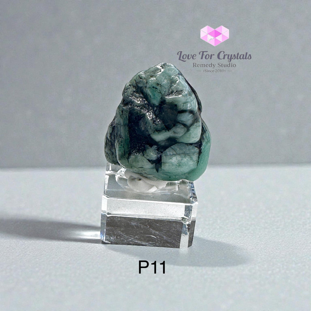 Emerald High Grade (AAAAA) Raw Polished (35-45mm)NETT Photo 11 (43g) Emerald