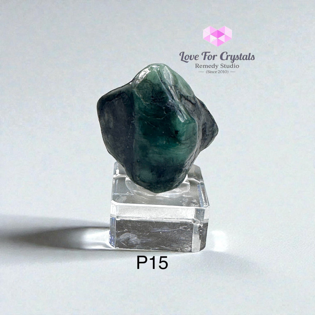 Emerald High Grade (AAAAA) Raw Polished (35-45mm)NETT Photo 15 (43g) Emerald