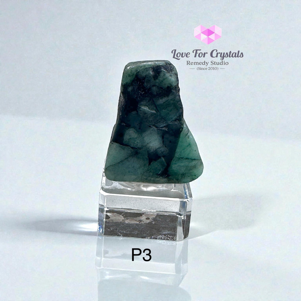 Emerald High Grade (AAAAA) Raw Polished (35-45mm)NETT Photo 3 (34g) Emerald