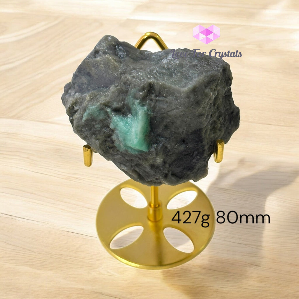 Emerald Matrix Premium on Stand (Pre-coded & activated)Brazil 427g 80mm Emerald