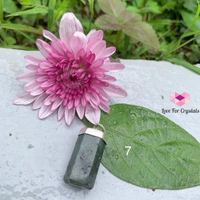 Emerald Polished Pendant (Silver-Plated) Brazil Photo 7