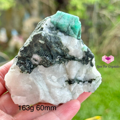 Emerald Raw Matrix (Brazil) Aaa Grade Rare And Collectors 163G 60Mm Crystal