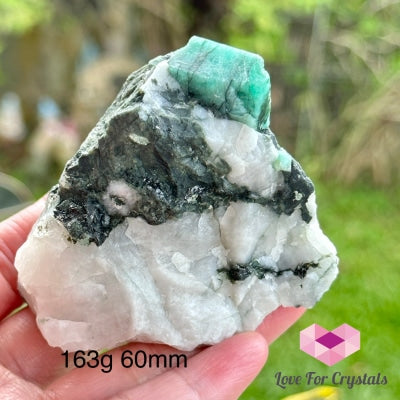 Emerald Raw Matrix (Brazil) Aaa Grade Rare And Collectors 163G 60Mm Crystal