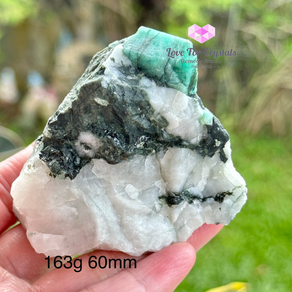 Emerald Raw Matrix (Brazil) Aaa Grade Rare And Collectors 163G 60Mm Crystal