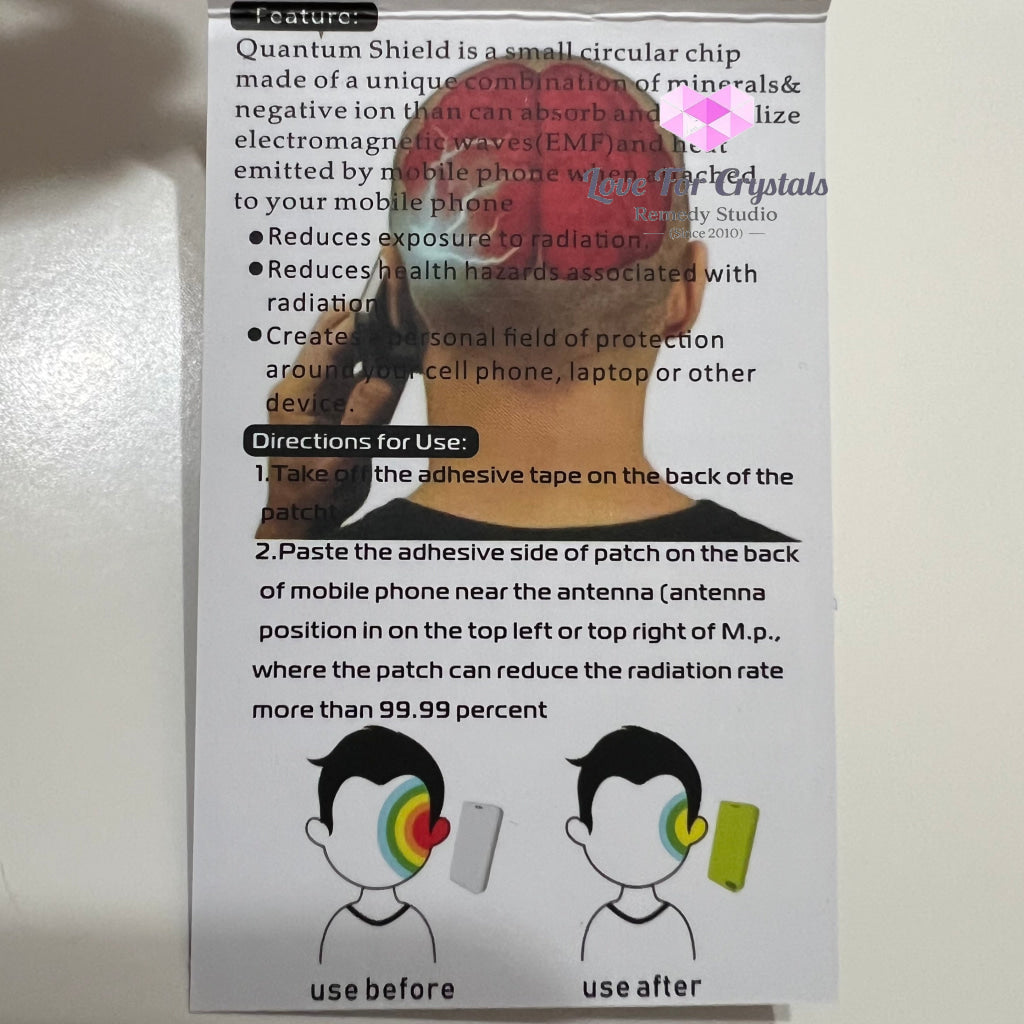 EMF Reduction Patch Sticker Metaphysical tool