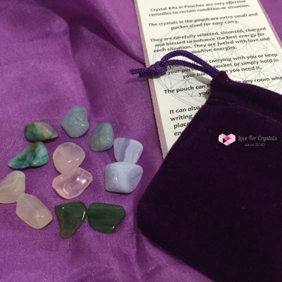 Emotional Balance Crystal Remedy Kit By Agartha (Pocketsized) Kits