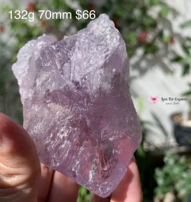 Etched Lilac Amethyst (Rare) Brazil Raw Stones