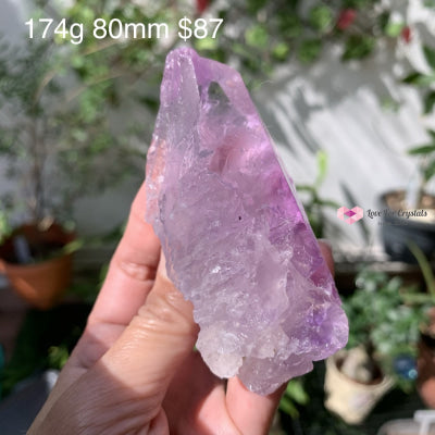 Etched Lilac Amethyst (Rare) Brazil Raw Stones