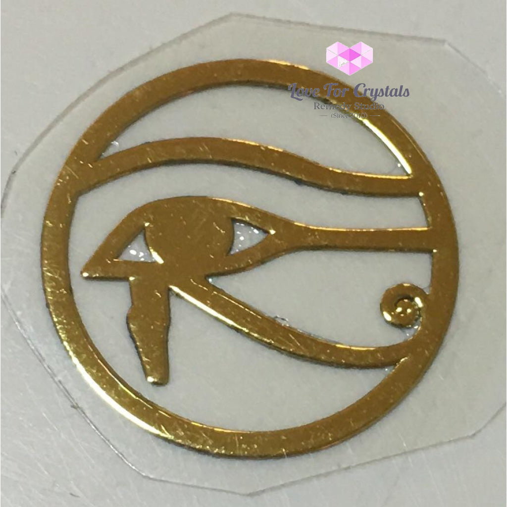 Eye Of Ra Metallic Sticker Metaphysical Tool