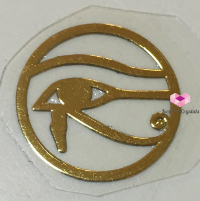 Eye Of Ra Metallic Sticker Metaphysical Tool