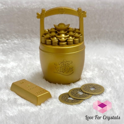 Feng Shui Wealth Bucket (Brass)