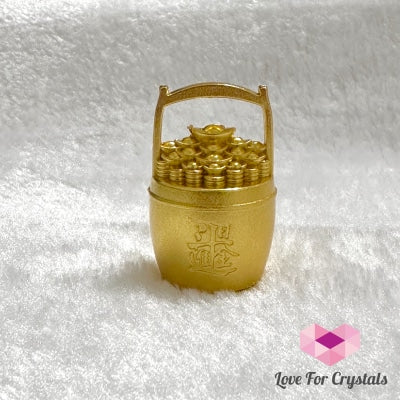 Feng Shui Wealth Bucket (Brass) 5Cm