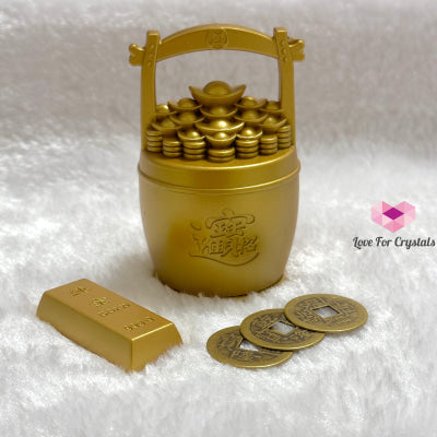 Feng Shui Wealth Bucket (Brass)