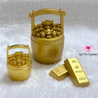 Feng Shui Wealth Bucket (Brass)