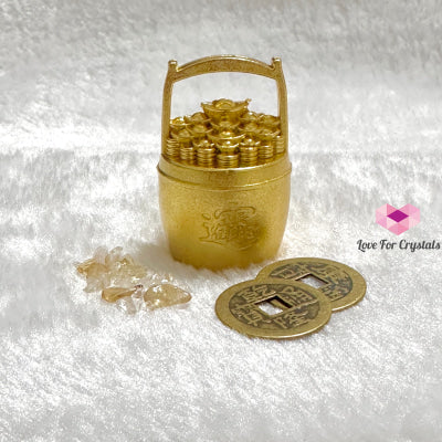 Feng Shui Wealth Bucket (Brass)