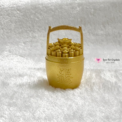 Feng Shui Wealth Bucket (Brass) 5Cm
