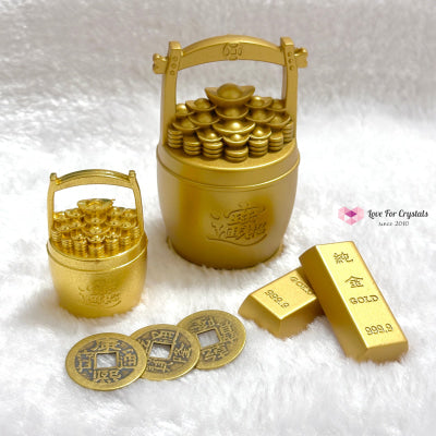 Feng Shui Wealth Bucket (Brass)
