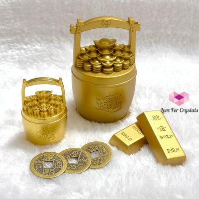 Feng Shui Wealth Bucket (Brass)
