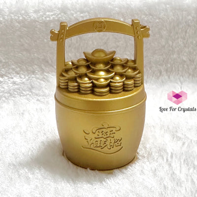 Feng Shui Wealth Bucket (Brass) 8Cm