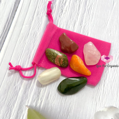 Fertility & Good Health Pocket Stones Crystal Kit