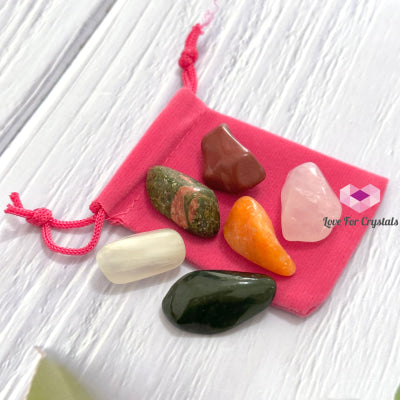 Fertility & Good Health Pocket Stones Crystal Kit