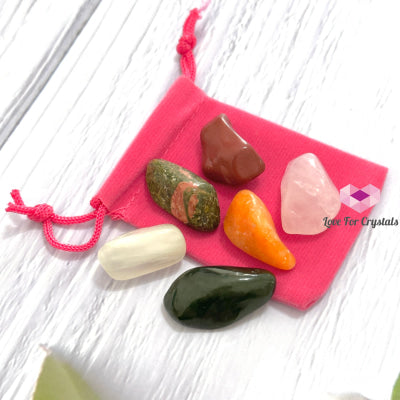 Fertility & Good Health Pocket Stones Crystal Kit