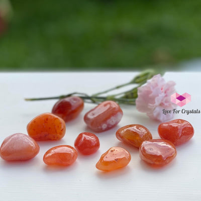 Fire Agate Tumbled (Brazil) Stones