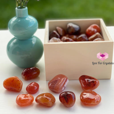 Fire Agate Tumbled (Brazil) Stones