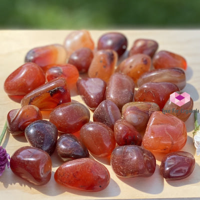 Fire Agate Tumbled (Brazil) Stones