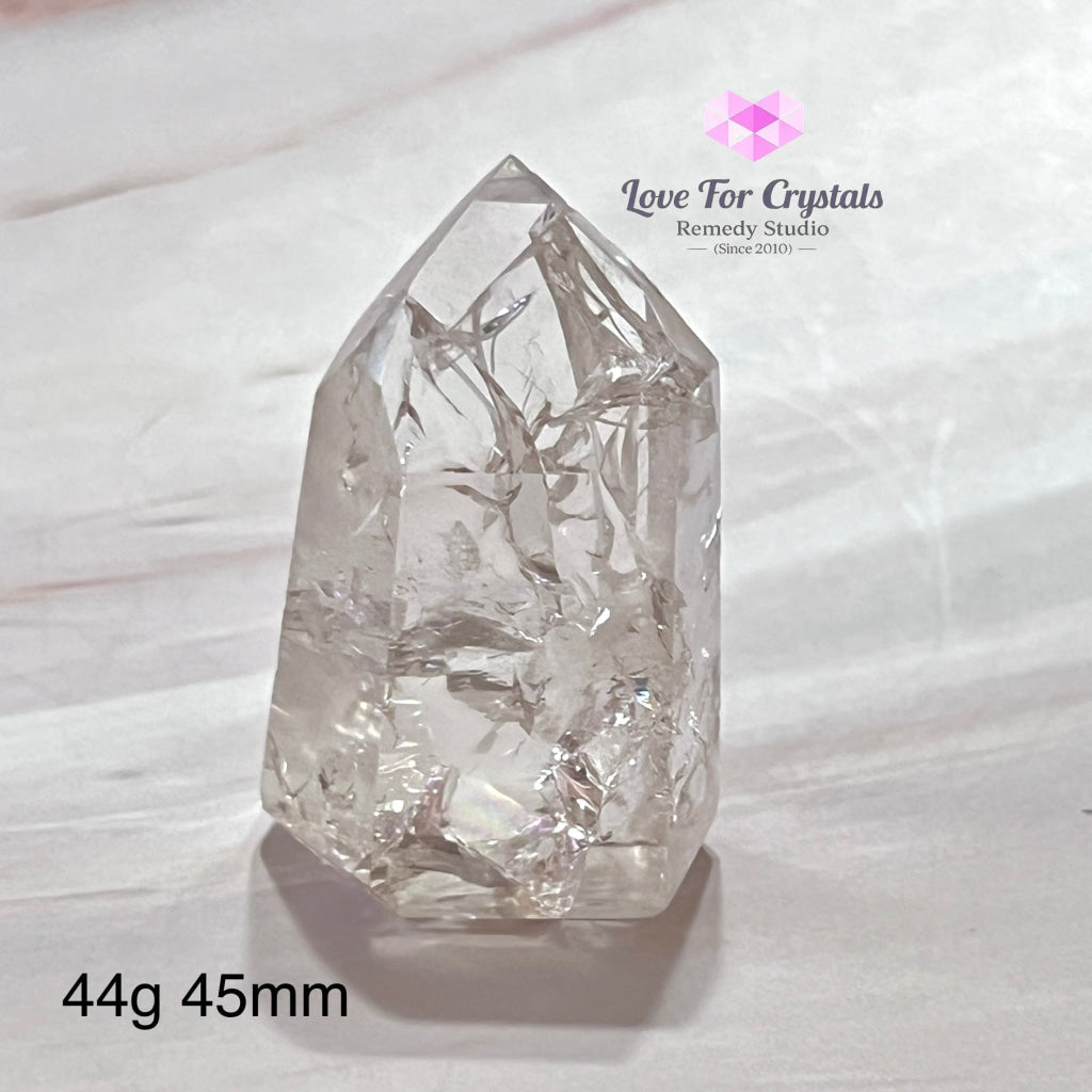 Fire & Ice Smoky Quartz Tower Point (Brazil) Polished Quartz