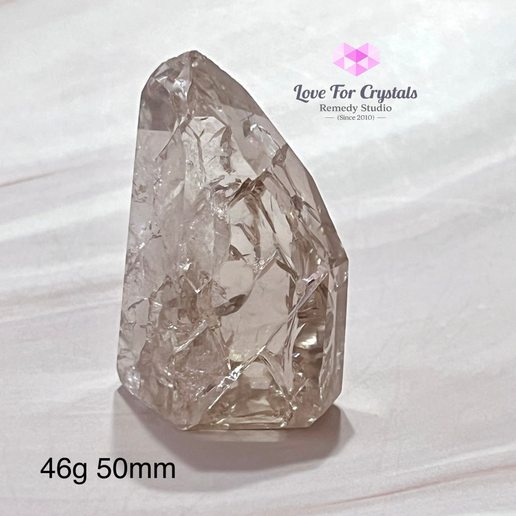 Fire & Ice Smoky Quartz Tower Point (Brazil) Polished Quartz