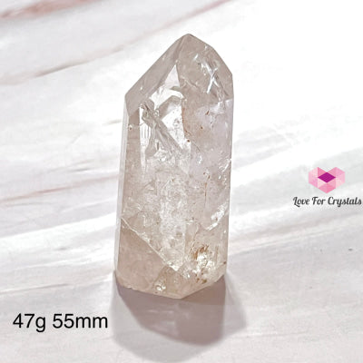 Fire & Ice Smoky Quartz Tower Point (Brazil) Polished Quartz
