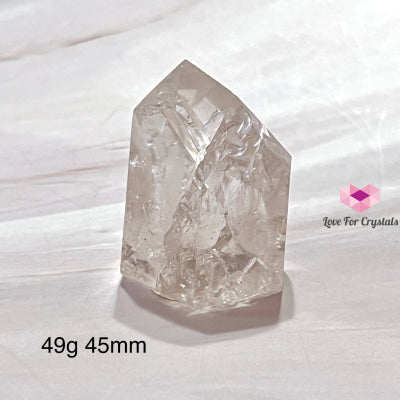 Fire & Ice Smoky Quartz Tower Point (Brazil) Polished Quartz