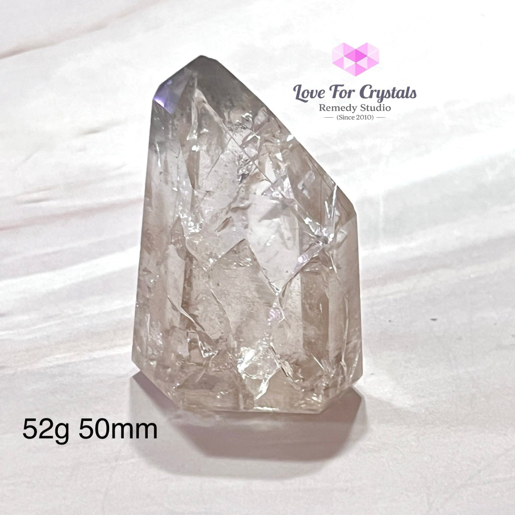 Fire & Ice Smoky Quartz Tower Point (Brazil) Polished Quartz