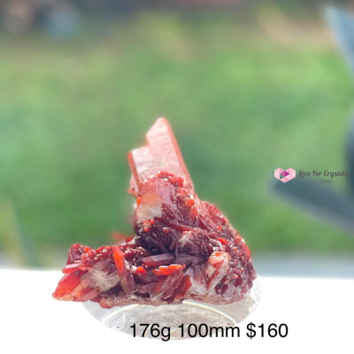 Fire Lemurian Cluster (Brazil) 176G 100Mm Caves Geodes And Clusters