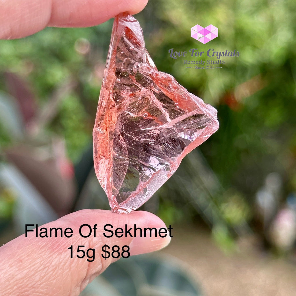 Flame Of Sekhmet Andara Crystal (High Vortex Mount Shasta) 15G