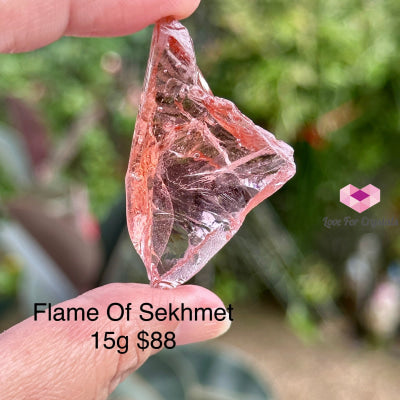 Flame Of Sekhmet Andara Crystal (High Vortex Mount Shasta) 15G