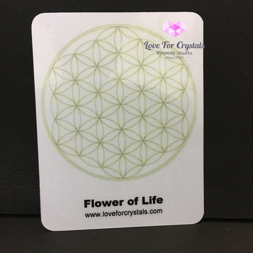 Flower Of Life Laminated Card (Small) 6.5X8.5Cm Banners & Stickers